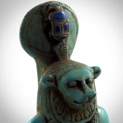 Best Of Egypt Authentic Glazed Scarabâ Terracottaâ Sekhmet Statue Museum Display Ancient Artifacts