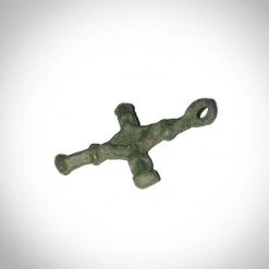 RARE-T Ancient Artifacts Authentic Ancient Medieval Templar Crusade Crucifix Museum Display