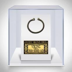 RARE-T Authentic Bronze Viking Fibula From 700-1000 Ad Custom Museum Display