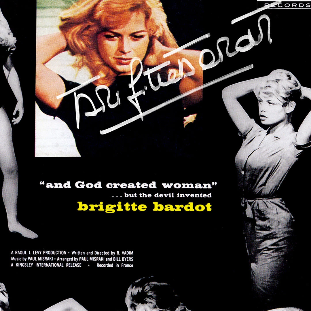 RARE-T Limited Edition Frames And God Created Woman - Sound Track Album Platinum LP Limited Signature Edition Studio Licensed Custom Frame 4 RARE-T Limited Edition Frames And God Created Woman - Sound Track Album Platinum LP Limited Signature Edition Studio Licensed Custom Frame