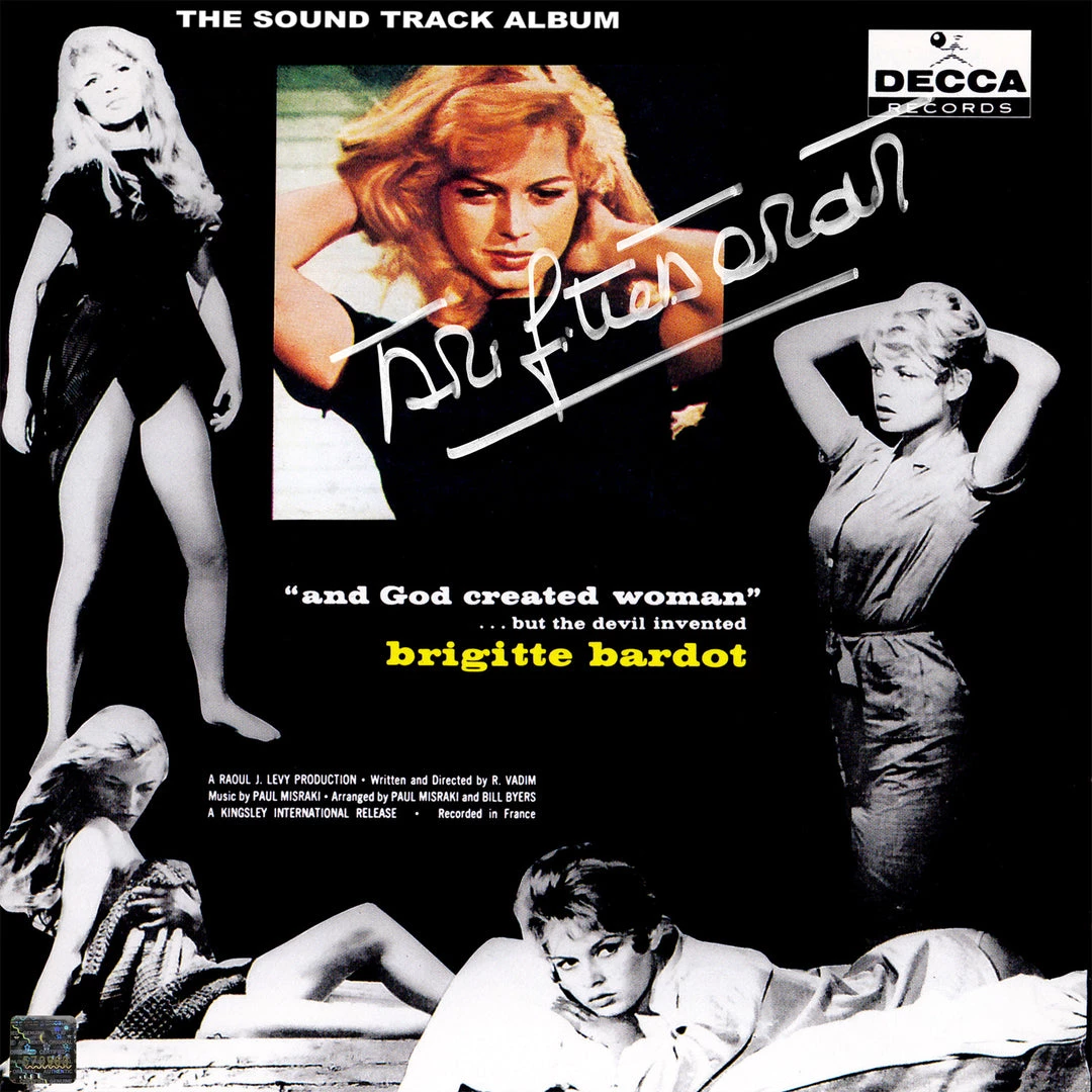 RARE-T Limited Edition Frames And God Created Woman - Sound Track Album Platinum LP Limited Signature Edition Studio Licensed Custom Frame 5 RARE-T Limited Edition Frames And God Created Woman - Sound Track Album Platinum LP Limited Signature Edition Studio Licensed Custom Frame