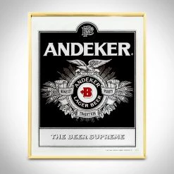 RARE-T Pabst-Andeker Large Beer - Vintage Bar Advertisement Mirror