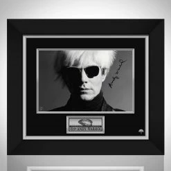 RARE-T Andy Warhol Limited Signature Edition Studio Licensed Photo Custom Frame