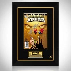 APW Friendly Neighborhood Spider-Man (2005) Annual #1 Hand-Signed Comic Book By Stan Lee Custom Frame Signed Memorabilia