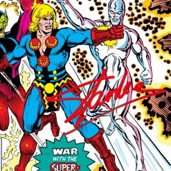 RARE-T The Silver Surfer #1 Super Sized Annual Stan Lee Limited Signature Edition Comic Book Cover Art Custom Frame Limited Edition Frames