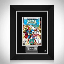 RARE-T The Silver Surfer #1 Super Sized Annual Stan Lee Limited Signature Edition Comic Book Cover Art Custom Frame Limited Edition Frames