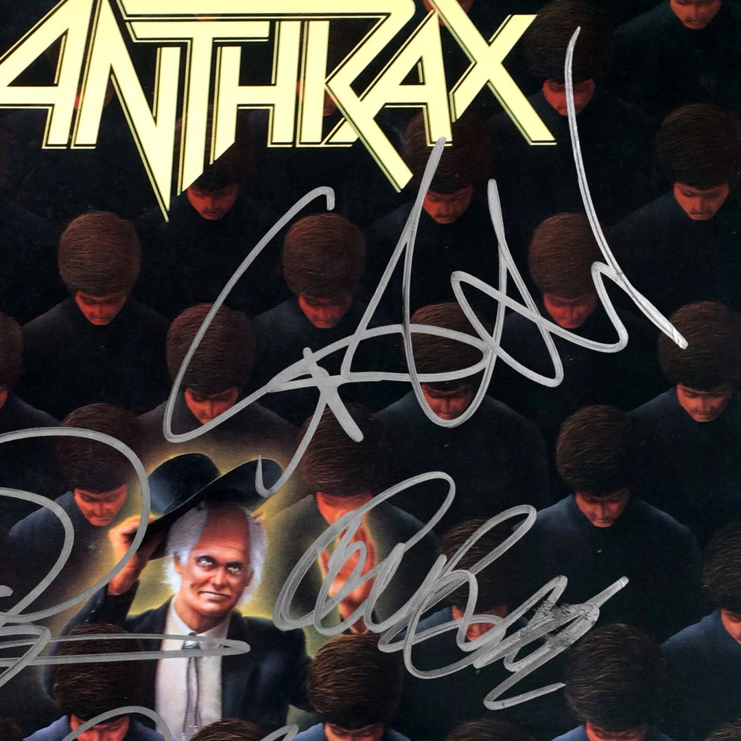 Rare-T Limited Edition Frames Anthrax - Among The Living Limited Signature Edition Studio Licensed Platinum LP Custom Frame 5 Rare-T Limited Edition Frames Anthrax - Among The Living Limited Signature Edition Studio Licensed Platinum LP Custom Frame