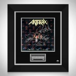 RARE-T Anthrax Among The Living Limited Signature Edition Studio Licensed LP Cover Custom Frame Limited Edition Frames
