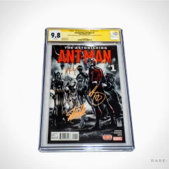 RARE-T Cgc Signature Edition 'Astonishing Ant-Man #1-9.8 Handsigned By Stan Lee' Signed Comic Memorabilia