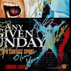 RARE-T Sports Memorabilia Any Given Sunday Limited Signature Edition Studio Licensed Mini Poster Custom Frame