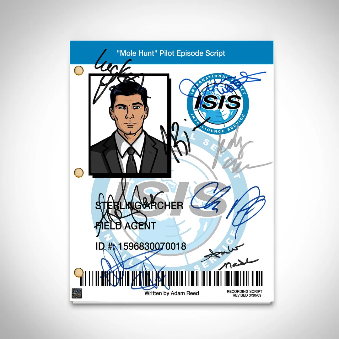 RARE-T Archer Script Limited Signature Edition Studio Licensed Custom Frame Limited Edition Frames 2 RARE-T Archer Script Limited Signature Edition Studio Licensed Custom Frame Limited Edition Frames