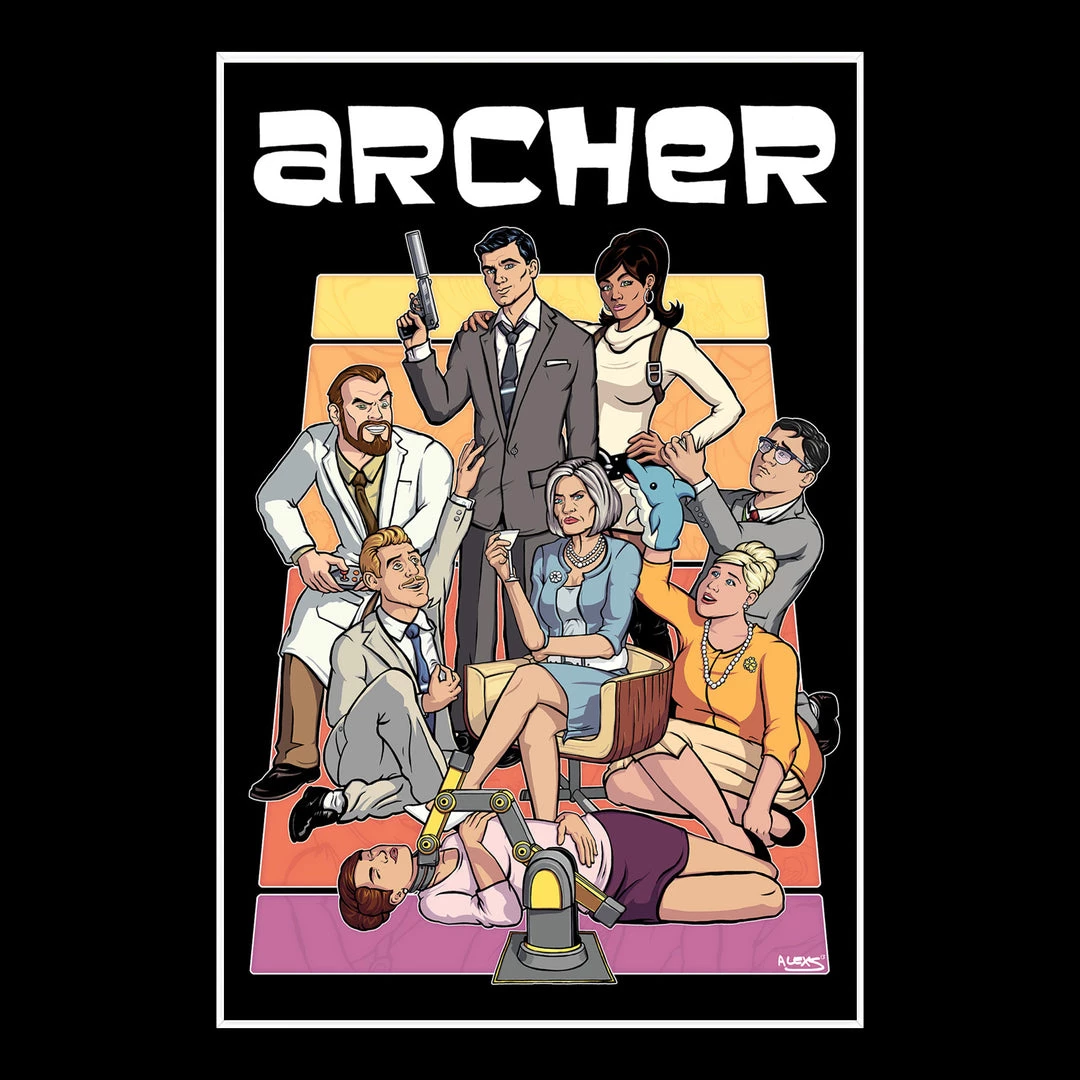 RARE-T Archer Script Limited Signature Edition Studio Licensed Custom Frame Limited Edition Frames 6 RARE-T Archer Script Limited Signature Edition Studio Licensed Custom Frame Limited Edition Frames