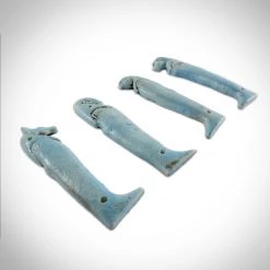 Best Of Egypt Ancient Artifacts Sons Of Horus - Ancient Egyptian Set Of 4 Faience Sons Of Horus Amulets Custom Museum Display