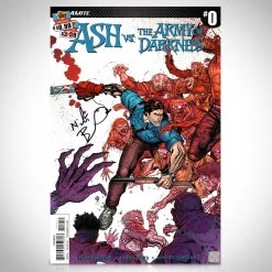 Rare-T Ash Vs The Army Of Darkness #0 25th Anniversary Hand-Signed Comic Book By Artist Nick Bradshaw
