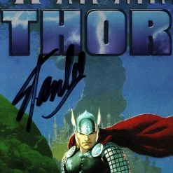 APW Signed Memorabilia Thor- Astonishing Thor #1 (2010) Hand-Signed Comic Book By Stan Lee Custom Frame