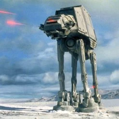 RARE-T Collectible Statues Star Wars - Generation 1- 1981 At-At In Museum Display