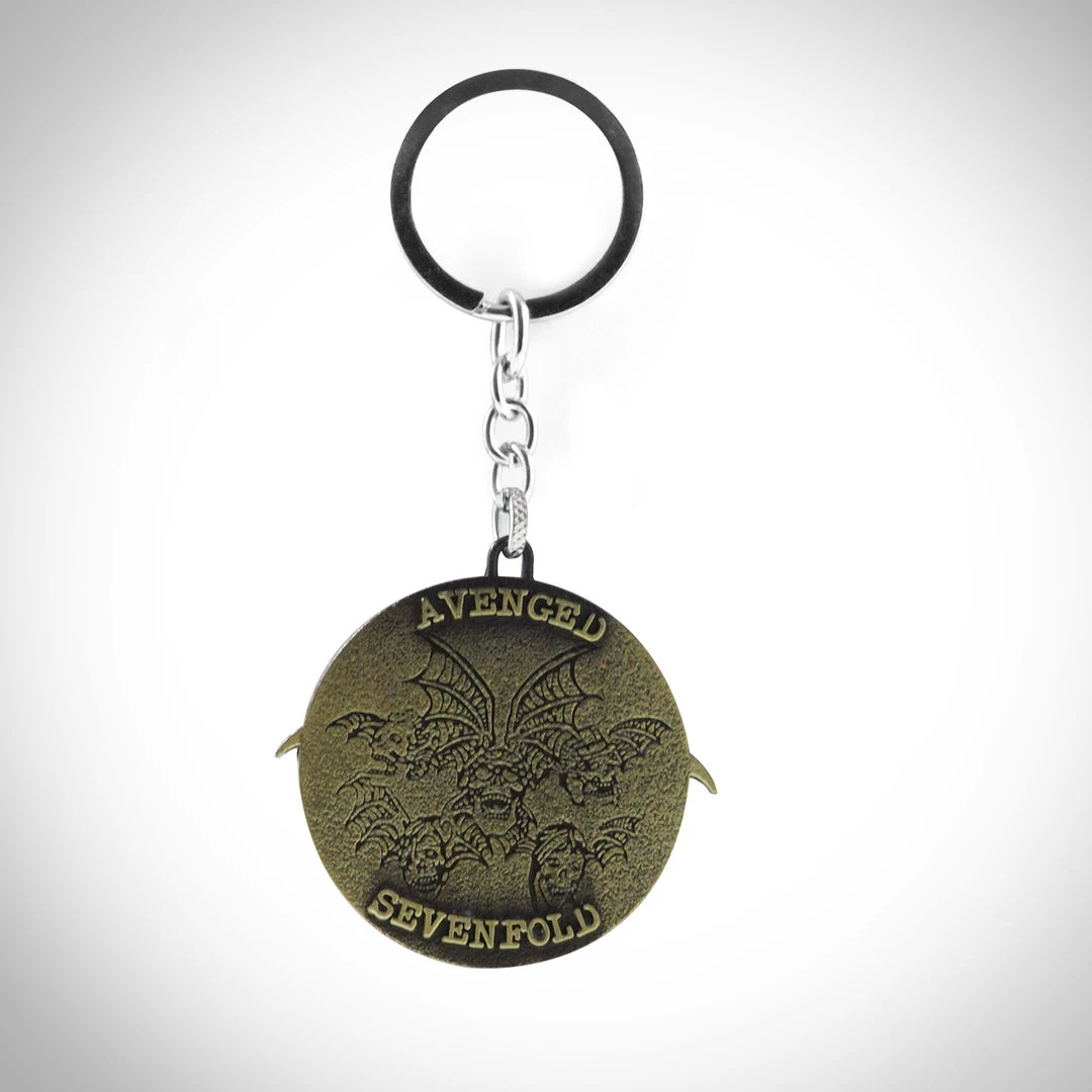 AZALEA Avenged Sevenfold Love It Or Die Uncle Death Bat Solid Metal 3D Keychain 2 AZALEA Avenged Sevenfold Love It Or Die Uncle Death Bat Solid Metal 3D Keychain