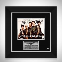 RARE-T Avenged Sevenfold Band Photo Limited Signature Edition Studio Licensed Custom Frame Limited Edition Frames