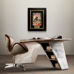 APW Avengers #1 Hand-Signed By Stan Lee Custom Frame Signed Memorabilia