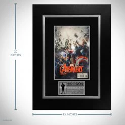 Signed Comic Memorabilia Avengers - Hand Signed Magazine By Robert Downey Jr., Chris Hemsworth, Samuel L. Jackson & Stan Lee Rare-T Exclusive Custom Frame
