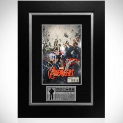 Signed Comic Memorabilia Avengers - Hand Signed Magazine By Robert Downey Jr., Chris Hemsworth, Samuel L. Jackson & Stan Lee Rare-T Exclusive Custom Frame