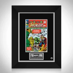 RARE-T Limited Edition Frames The Avengers #1 Stan Lee Limited Signature Edition Comic Book Cover Art Custom Frame