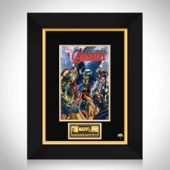 RARE-T All New All Different Avengers #1 - Stan Lee Limited Signature Edition Comic Book Cover Art Custom Frame Limited Edition Frames