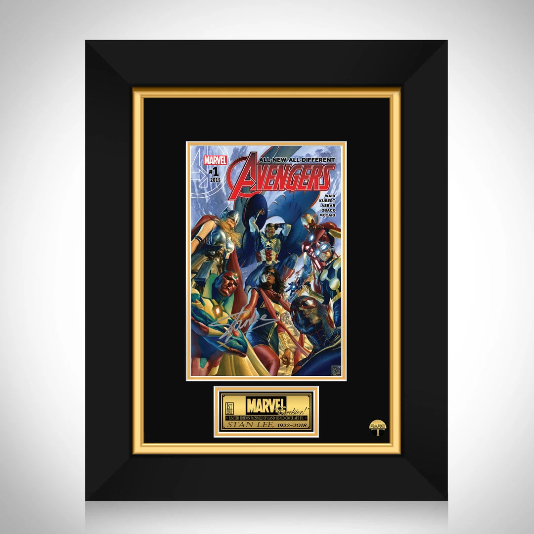 RARE-T All New All Different Avengers #1 - Stan Lee Limited Signature Edition Comic Book Cover Art Custom Frame Limited Edition Frames 1 RARE-T All New All Different Avengers #1 - Stan Lee Limited Signature Edition Comic Book Cover Art Custom Frame Limited Edition Frames