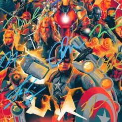 RARE-T Avengers Endgame Soundtrack Limited Signature Edition Studio Licensed LP Cover Custom Frame Limited Edition Frames