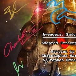 RARE-T Limited Edition Frames Avengers Endgame Script Limited Signature Edition Studio Licensed Custom Frame