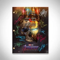RARE-T Limited Edition Frames Avengers Endgame Script Limited Signature Edition Studio Licensed Custom Frame