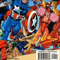 RARE-T Heroes Return The Avengers #1 - Stan Lee Limited Signature Edition Comic Book Cover Art Custom Frame