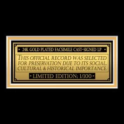 RARE-T Avengers Infinity War Movie Soundtrack Gold LP Limited Signature Edition Custom Frame Limited Edition Frames