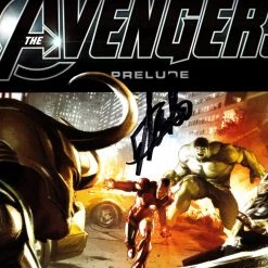 APW Avengers Prelude #1 Fury's Big Week Hand-Signed Comic Book By Stan Lee Custom Frame