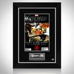 APW Avengers Prelude #1 Fury's Big Week Hand-Signed Comic Book By Stan Lee Custom Frame