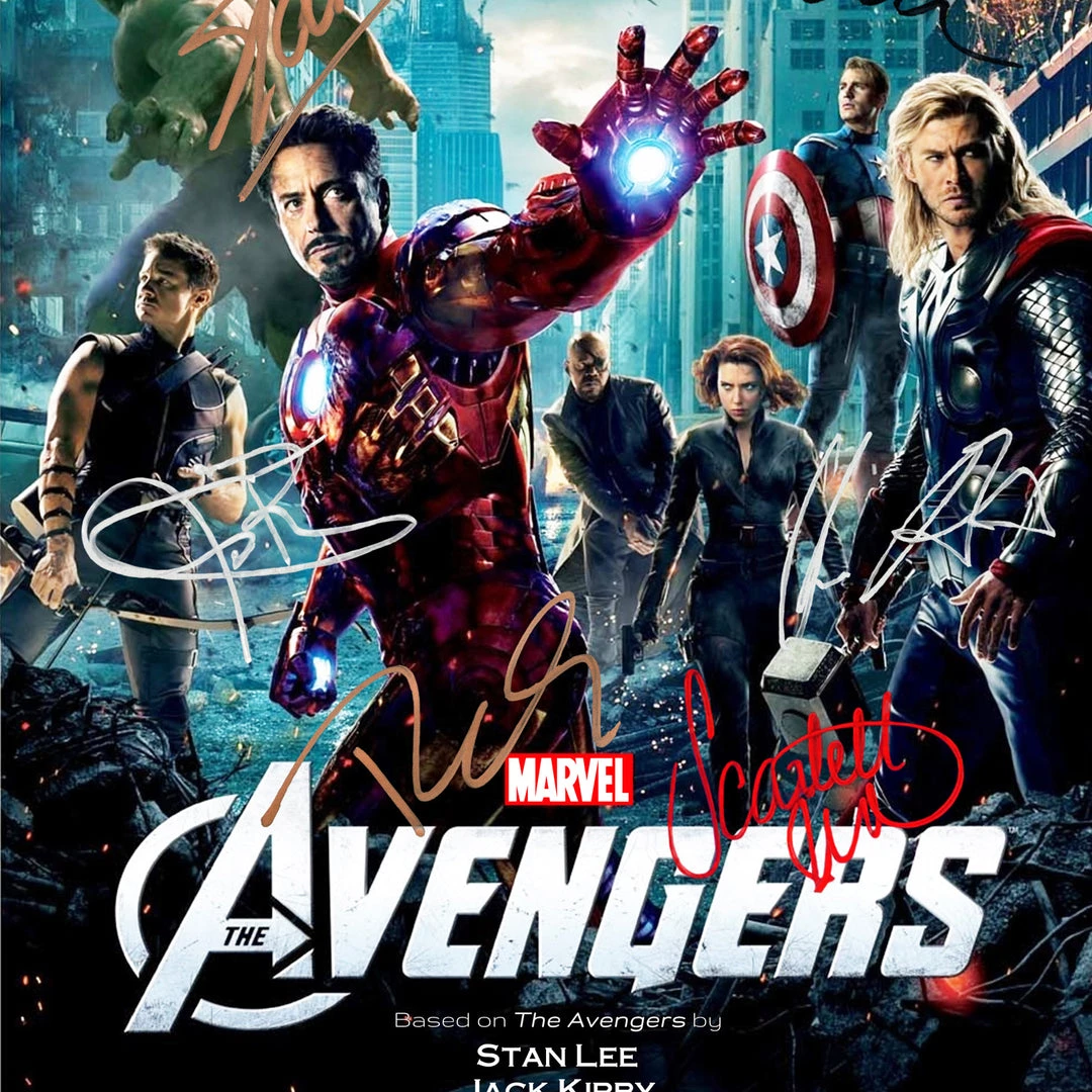 RARE-T Limited Edition Frames The Avengers Script Limited Signature Edition Studio Licensed Custom Frame 4 RARE-T Limited Edition Frames The Avengers Script Limited Signature Edition Studio Licensed Custom Frame