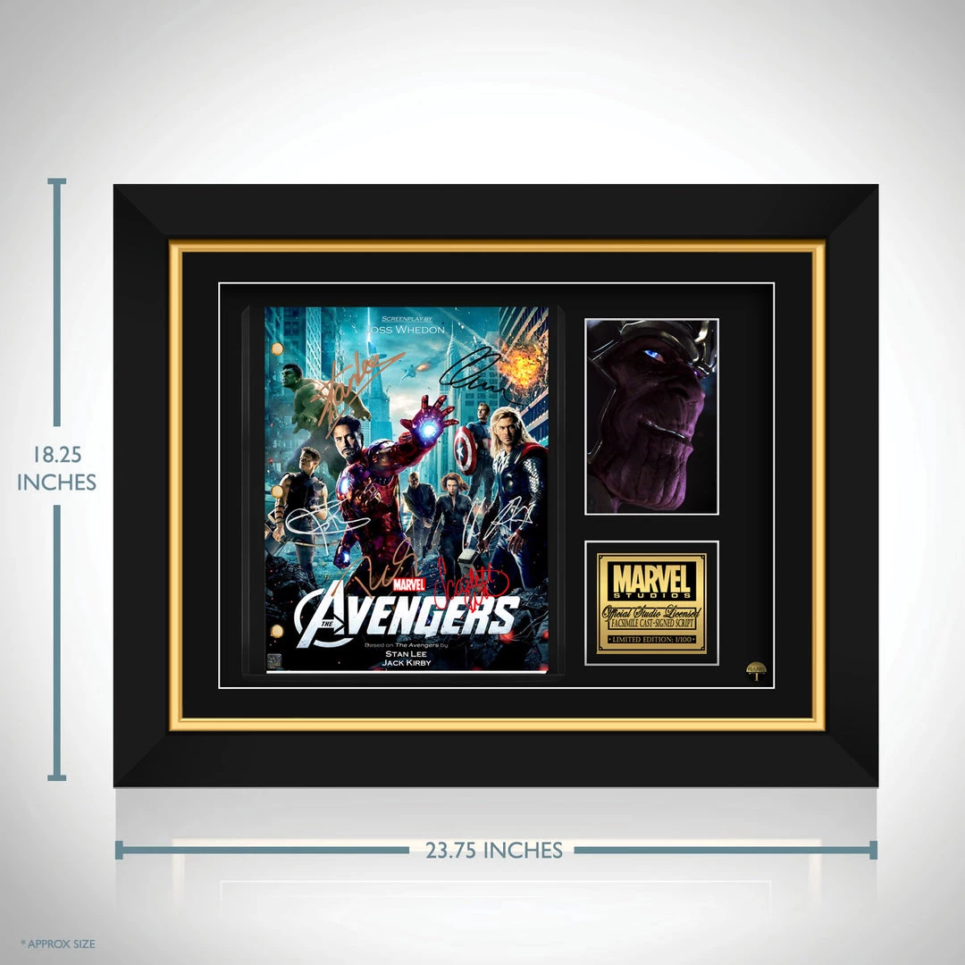 RARE-T Limited Edition Frames The Avengers Script Limited Signature Edition Studio Licensed Custom Frame 8 RARE-T Limited Edition Frames The Avengers Script Limited Signature Edition Studio Licensed Custom Frame
