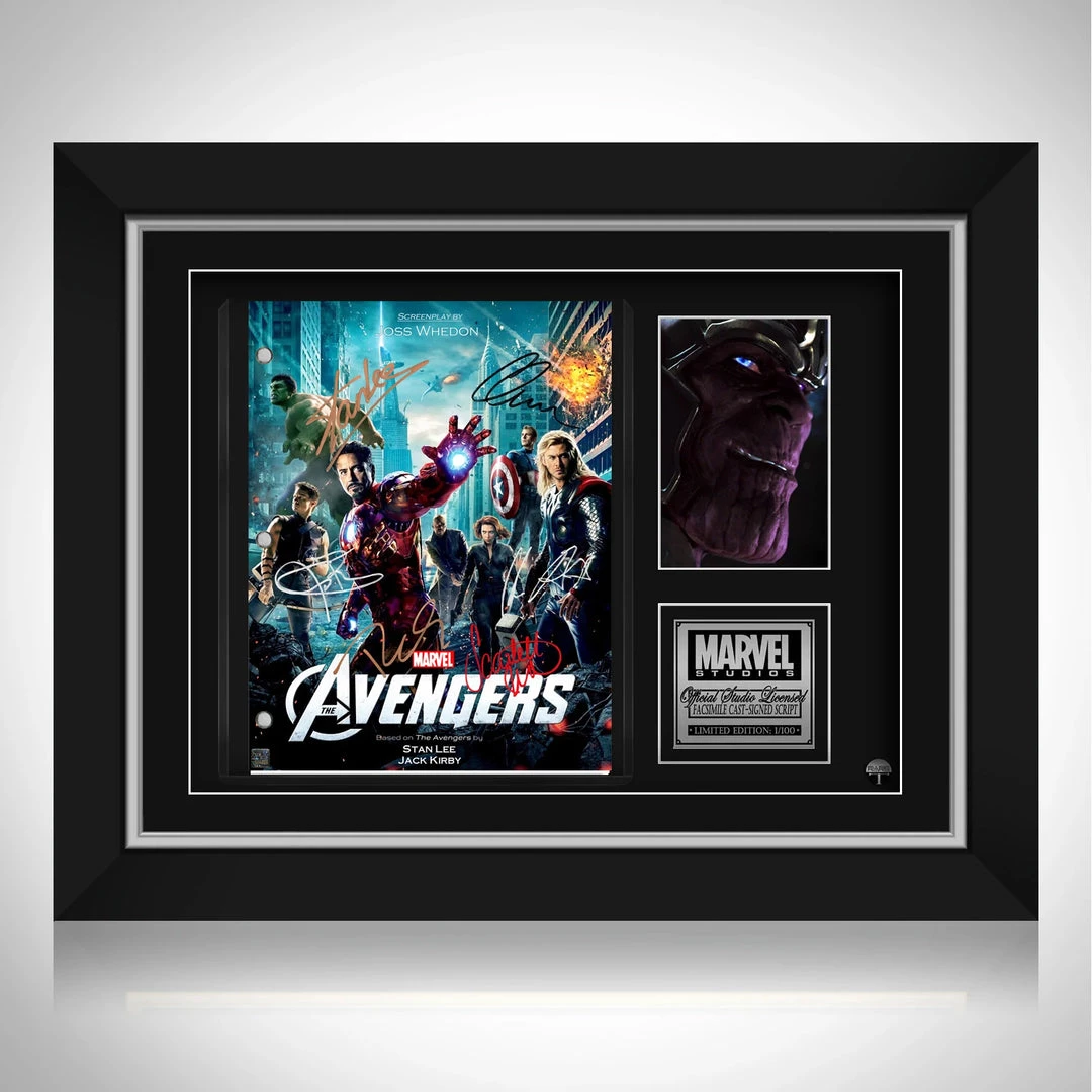 RARE-T Limited Edition Frames The Avengers Script Limited Signature Edition Studio Licensed Custom Frame 12 RARE-T Limited Edition Frames The Avengers Script Limited Signature Edition Studio Licensed Custom Frame