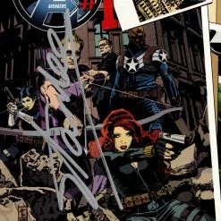 APW Avengers- Marvel Secret Avengers (2013) #1 Budapest Hand-Signed Comic Book By Stan Lee Custom Frame Signed Memorabilia