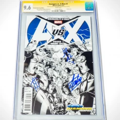 RARE-T Signed Comic Memorabilia Cgc Signature Edition 'Avengers Vs X-Men-9.6 Handsigned By Stan Lee'