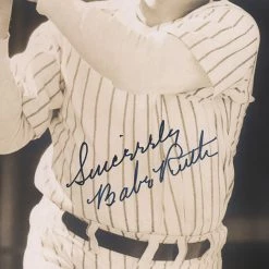 RARE-T Limited Edition Frames Babe Ruth - New York Yankees Limited Signature Edition Studio Licensed Photo Custom Frame