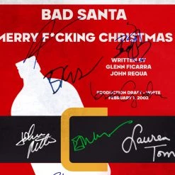 RARE-T Bad Santa Script Limited Signature Edition Studio Licensed Custom Frame