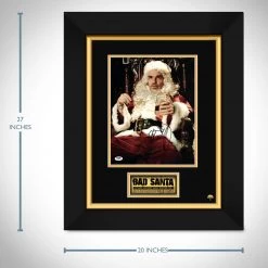 PPC Signed Memorabilia Bad Santa Psa/Dna Certified Hand-Signed Photo By Billy Bob Thornton Custom Frame