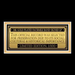 RARE-T Paramore Brand New Eyes Gold LP Limited Signature Edition Studio Licensed Custom Frame 18 RARE-T Paramore Brand New Eyes Gold LP Limited Signature Edition Studio Licensed Custom Frame