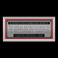 RARE-T Limited Edition Frames Metallica Kill Em All Platinum LP Limited Signature Edition Studio Licensed Custom Frame