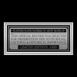 RARE-T Survivors - The Eye Of The Tiger Platinum LP Limited Signature Edition Studio Licensed Custom Frame Limited Edition Frames