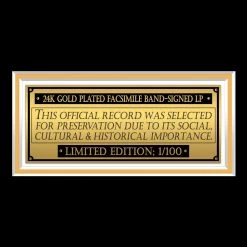RARE-T Barbra Streisand The Way We Were Gold LP Limited Signature Edition Studio Licensed Custom Frame Limited Edition Frames