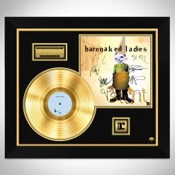 Rare-T Barenaked Ladies Stunt Gold LP Limited Signature Edition Studio Licensed Custom Frame Limited Edition Frames
