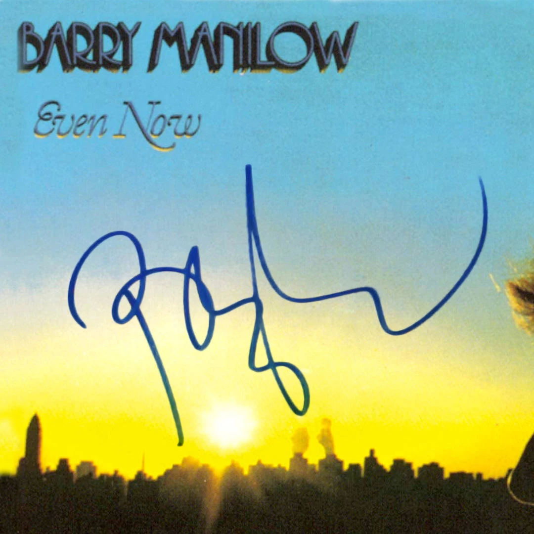 RARE-T Barry Manilow - Even Now LP Cover Limited Signature Edition Studio Licensed Custom Frame 4 RARE-T Barry Manilow - Even Now LP Cover Limited Signature Edition Studio Licensed Custom Frame