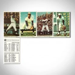 Michel Montreal Expos- Vintage 1972 Pro Stars Set Of 12 Postcards Sports Memorabilia